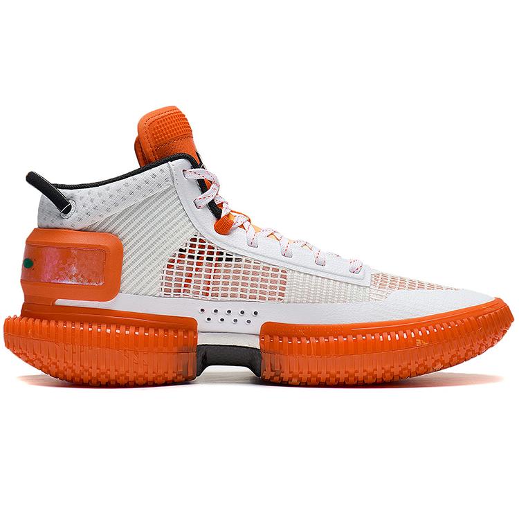 New LiNing Badfive 3 Ultra Cushioning Support Lightweight Rebound Mid Top Basketball Shoes Men's Standard White ABFS011-9