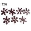 Layered Wooden Christmas Landscape 7Pcs Silhouette Lights with Warm Backlight, LED Reindeer 3D for Home Santa Sleigh Wall Decoration, Seasonal