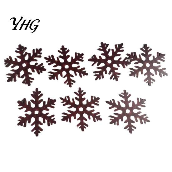 Layered Wooden Christmas Landscape 7Pcs Silhouette Lights with Warm Backlight, LED Reindeer 3D for Home Santa Sleigh Wall Decoration, Seasonal