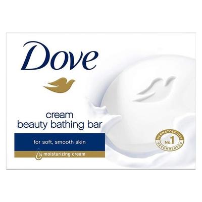 Cream Beauty Bathing Bar With ¼ Moisturizing Cream To Give You Softer, Smoother Skin, 100 G