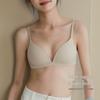 Seamless French Triangle Wireless Bra - Women's Comfortable & Thin Cup Design