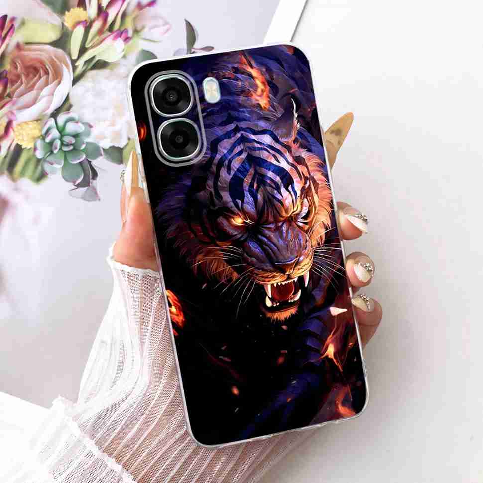 For Oppo A6x 5G Casing CPH2823 Soft Silicone Cat Dragon Cartoon Cover For Oppo A 6x A6 x A6x 5G Phone Cases Protectors Funda