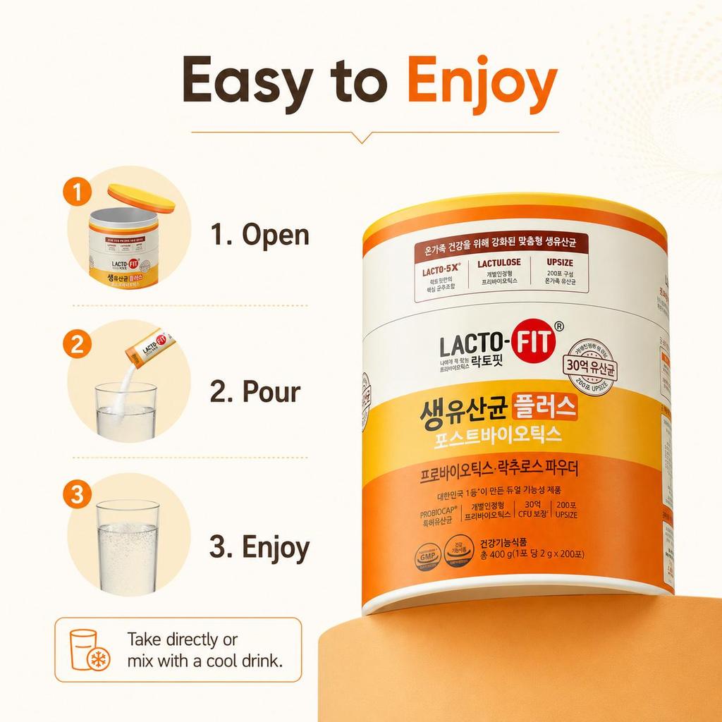 LACTO-FIT Lactobacilli Plus Postbiotics 2g 200 Sticks