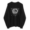Women's Tops Winter Sun Printing Sweatshirt Pullover Tops