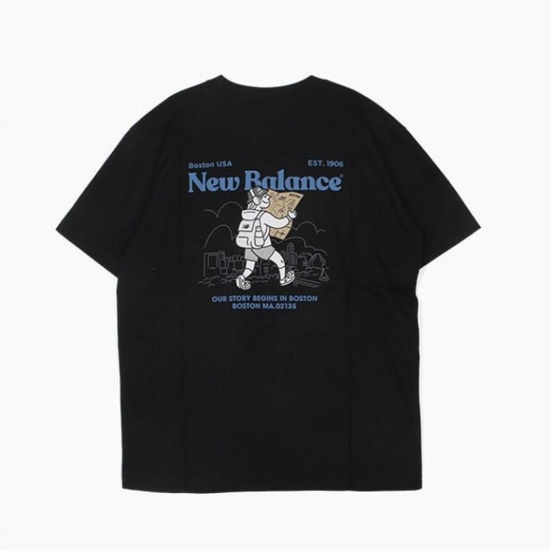 New Balance Uni Nb Travel Short Sleeve Tee Overfit Nbnefco253 19 Short Sleeve Tee