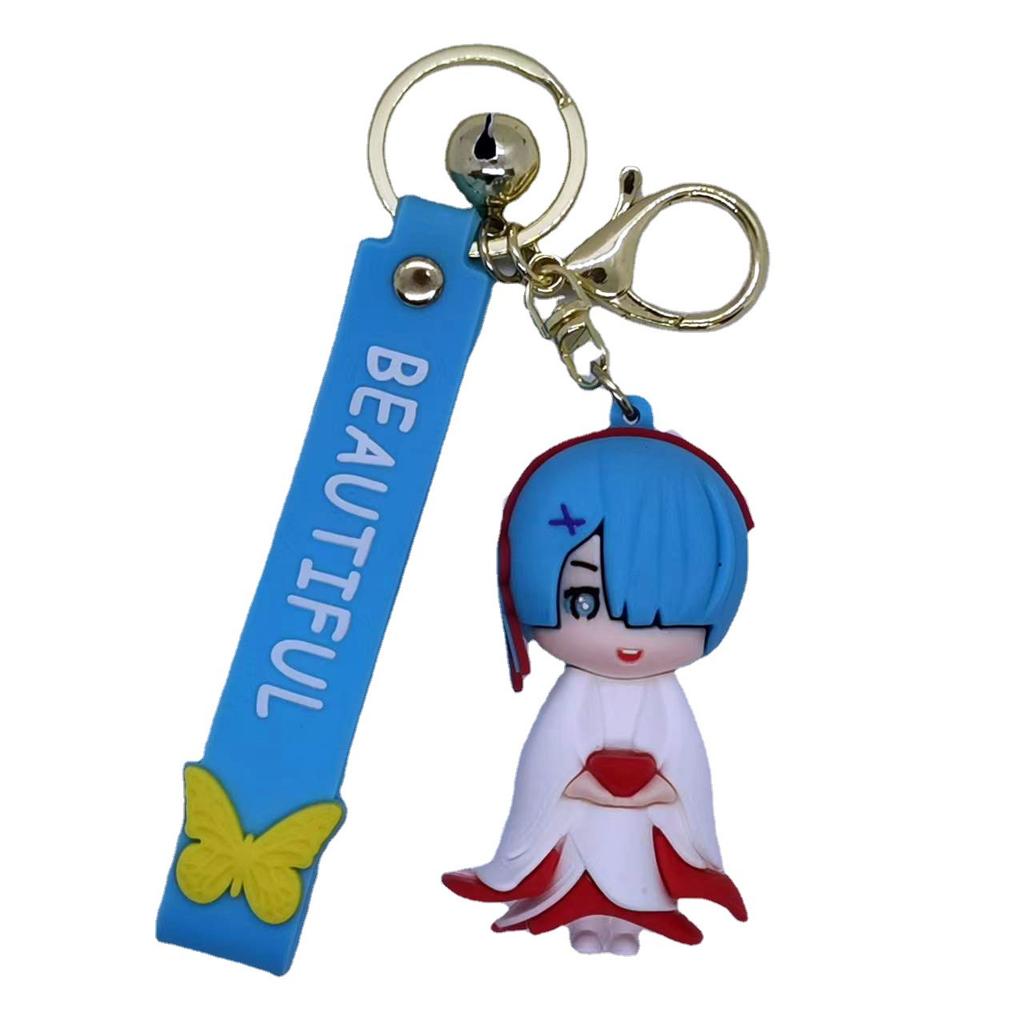 Creative Cartoon Character Re: Starting From Scratch in A Different World Rem Doll Keychains Bags Car Keychains Blind Boxes