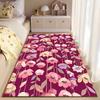 Pink Floral Pattern Carpet suitable as a non-slip mat for the living room or bedroom sofa