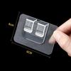 Transparent Seamless Adhesive Hooks - Strong Load Bearing for Home, Kitchen & Bathroom