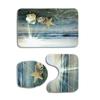 Bathroom Nonslip Rugs Three Pieces Graphics Bathroom Mat Set Nonslip Bathtub Rug Carpet Colorful Design Comfortable Safe Usage 3 Pieces