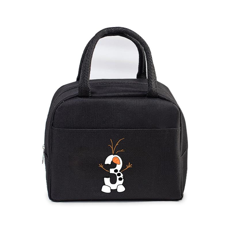 26 letter lunch box bag portable bento bag office worker student large lunch bag
