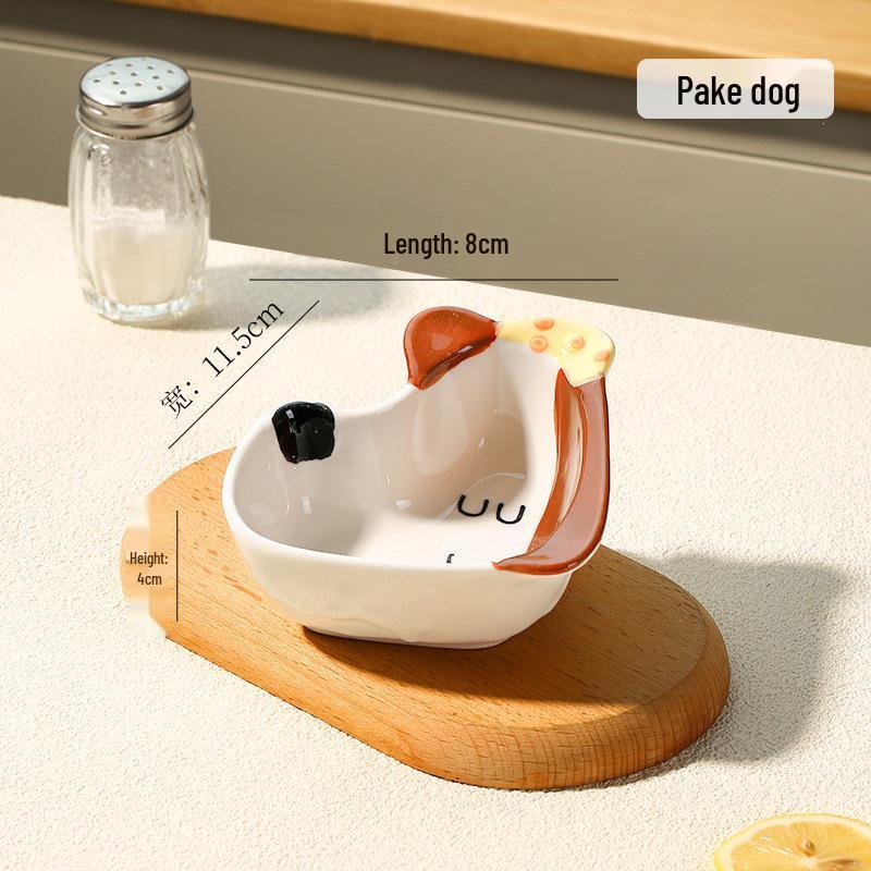 Charming Ceramic Dipping Dish Set for Soy Sauce & Vinegar