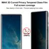 For Huawei Mate X6 Glass IMAK 3D Curved Privacy Tempered Glass Full Screen Coverage Film