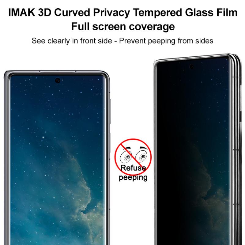 For Huawei Mate X6 Glass IMAK 3D Curved Privacy Tempered Glass Full Screen Coverage Film