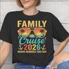 Family Cruise 2026 Tee Shirt for Unisex Unisex Print T Shirts Making Memories Together Cotton Clothes