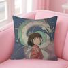 pillow cover sofa cushion cover home room decoration children gift Movie SSpirited AAway Anime
