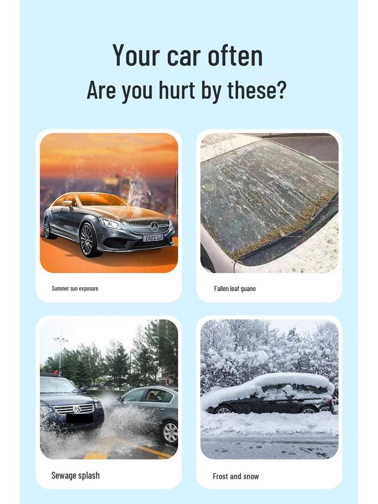 Waterproof 210D Oxford Car Cover: Full Protection Against Sun, Heat, Dust, and Rain