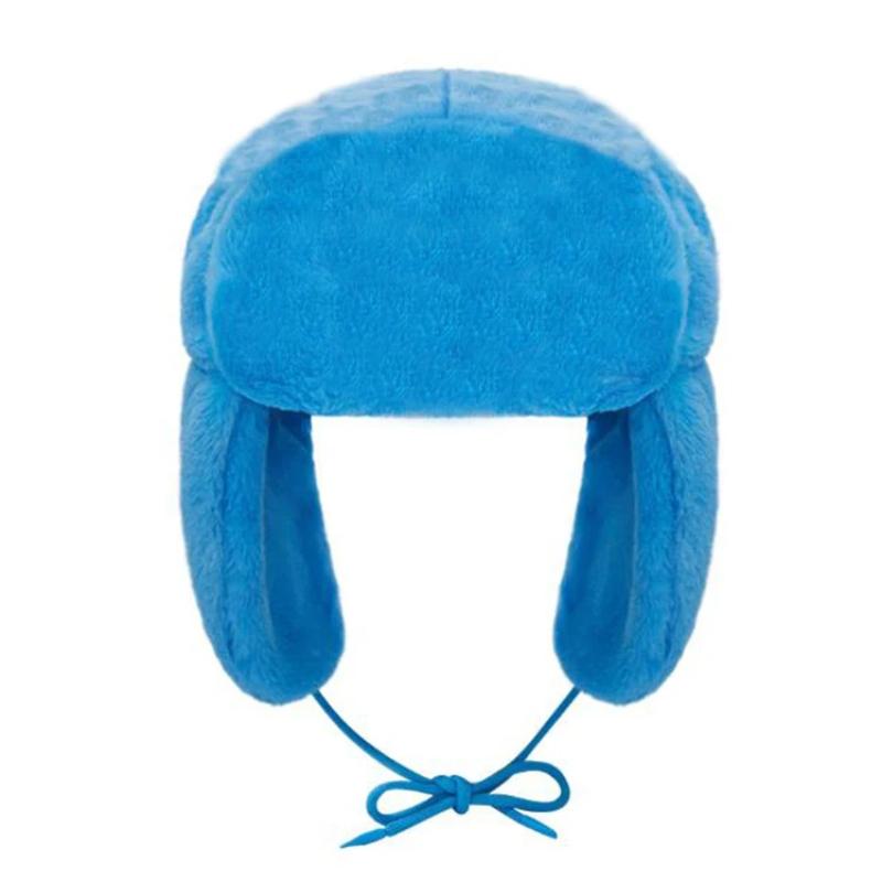 Colorful Autumn and Winter Warm Colors Solid Color Lei Feng Hat for Men and Women