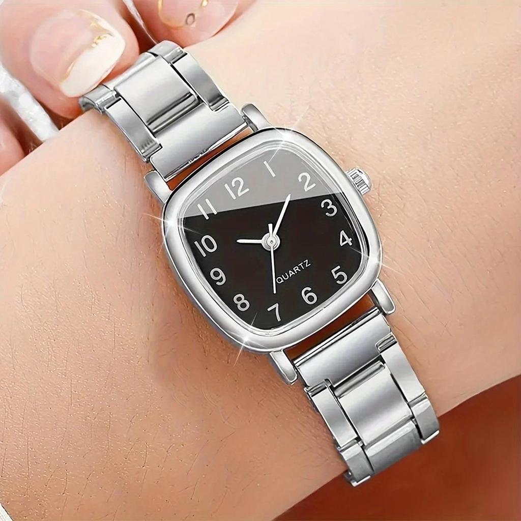 Orologio da donna con bracciale in acciaio di alta gamma per ragazze e studentesse