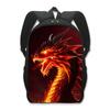 Fantasy Magic Dragon Print Backpack Cartoon Dragon Baby Student Schoolbags Women Men Laptop Rucksack Outdoor Travel Daypack