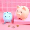 Cute Small Shatterproof Home Decor Pig Shaped Coins Storage Box Birthday Gift Money Bank Piggy Bank