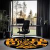 weightlifting Printed Round Rug Carpet Chair Rug Area Rug Entryway Doormats,for Office Chair Living Room Bedroom Kitchen Room.