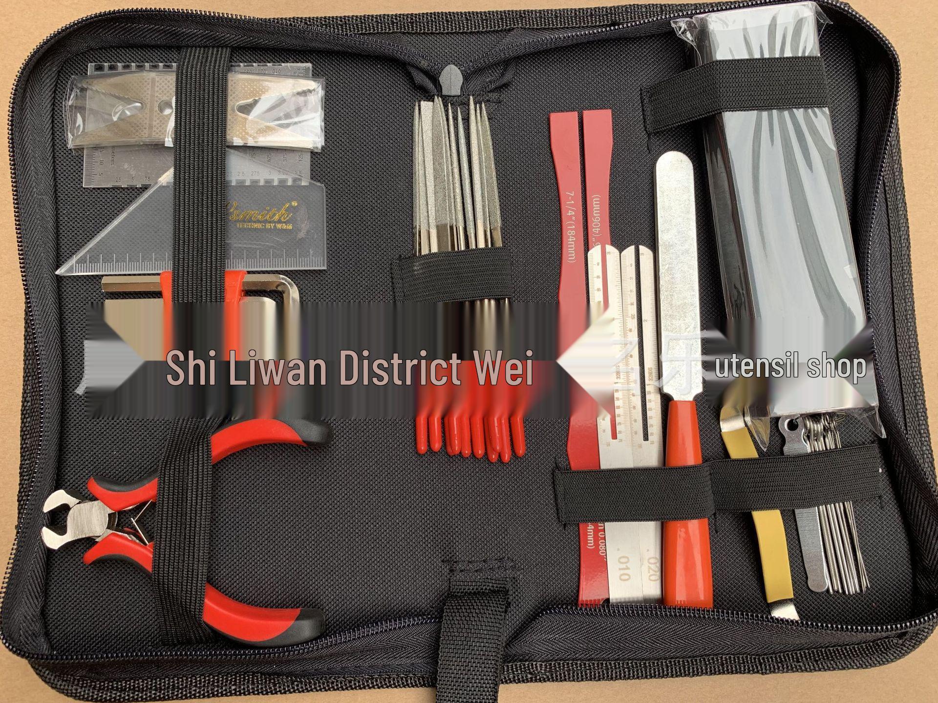 14-Piece Multifunctional Guitar Repair & Cleaning Tool Kit