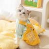 Ragdoll Cat Autumn Thin Dog Clothes Plaid Pocket Puppy Sweatshirt Teddy British Shorthair Leashable Two Legs Coat Pet Clothing