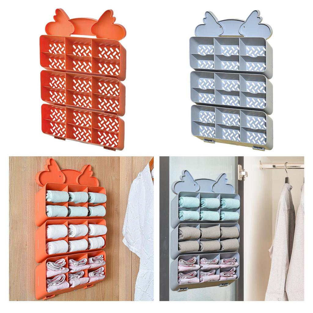 Closet Hanging Storage Solution for Undergarments and Accessories