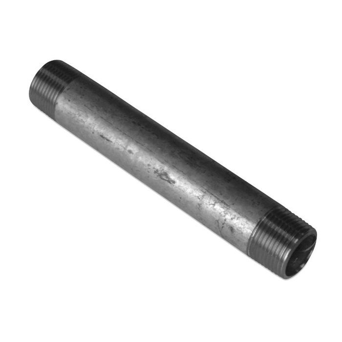Mamelon Fileté Galvanisé 1 Pouce, 120 mm