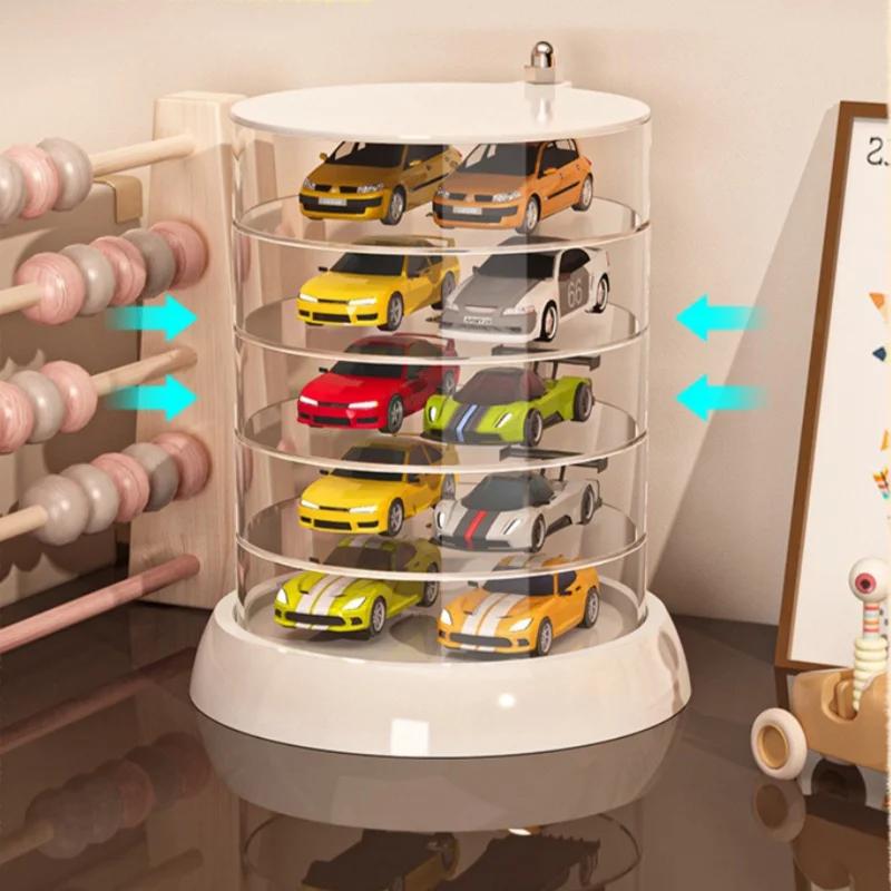 3/5-Layers Rotatable Jewelry Storage Organizer Box for Earrings Hair Accessories & Beauty Supplies Earrings Necklaces Bracelets