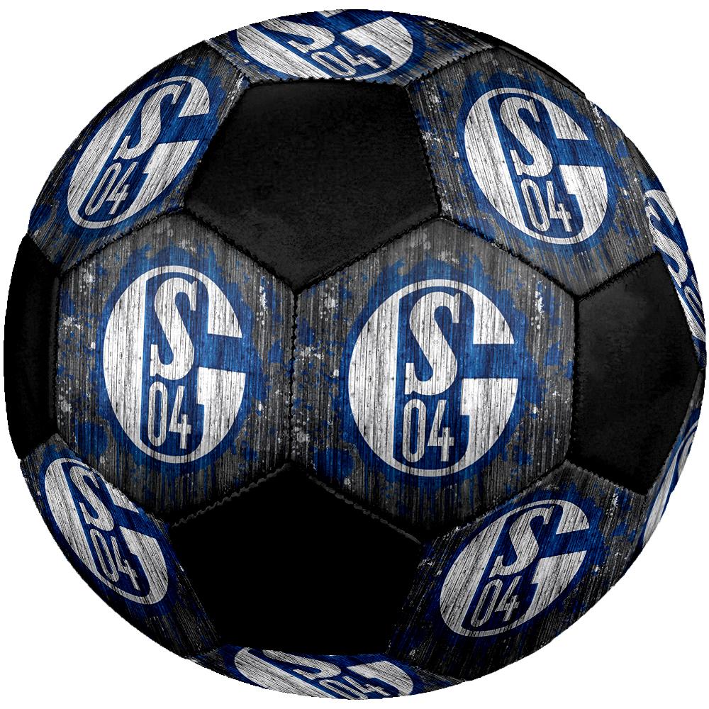 SIZE 5 FC Schalke 04 Soccer Ball Colorful All Ages Machine Stitched PVC Competition Ready Durable High-Bounce