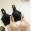 Plus-size Lingerie Women's Lift Anti-sagging Seamless Bra Adjustable Bra Thin Fixed Cup Bra Push Up Bra