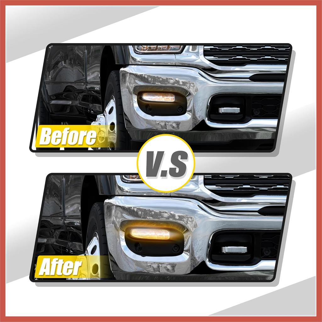 ACROPIX Fog Light Jumper Wiring Harness for Dodge for Ram 3500 2010 for Ram 2500 3500 4500 5500 2010-2018 Replace 68046303AC Car Parts