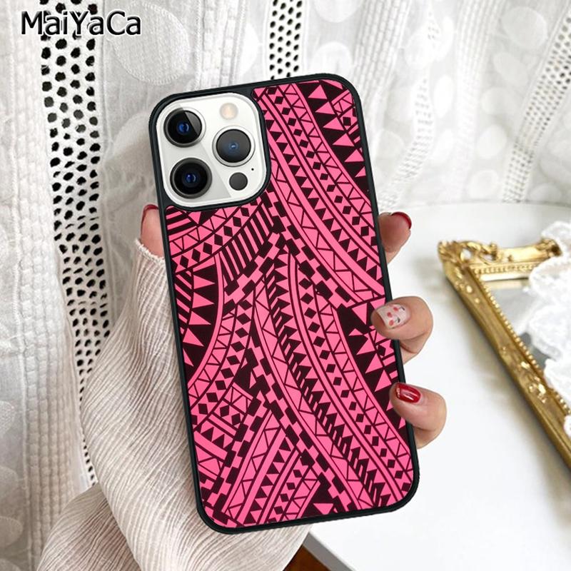 

Maori Samoan Polynesian Tribal Phone Case Cover For iPhone 17 Air 16 15 plus 11 12 13 14 pro max shell coque iPhone 11pro max