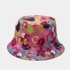 Reversible Bucket Hat Outdoor Sun Protection Lightweight Breathable Fisherman Cap Suitable for Men and Women Spring Summer