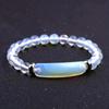 1pc Handmade Stone Bracelet Turquoise Malachite Gemstone Crystal Rough Bracelet Body Energy Yoga