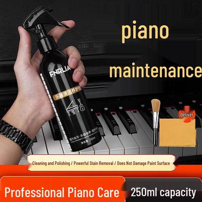 Conjunto de Cuidados e Manutenção de Piano: Limpador Especial e Líquido para Escala