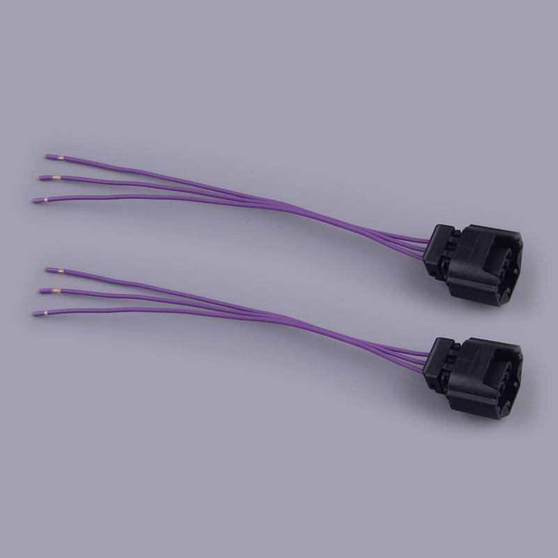 23731-5M016 23731-5M010 23731-6J90B 2Pcs Cam Crank Position Sensor Harness Connector Plug Pigtail Fit for Nissan Infiniti