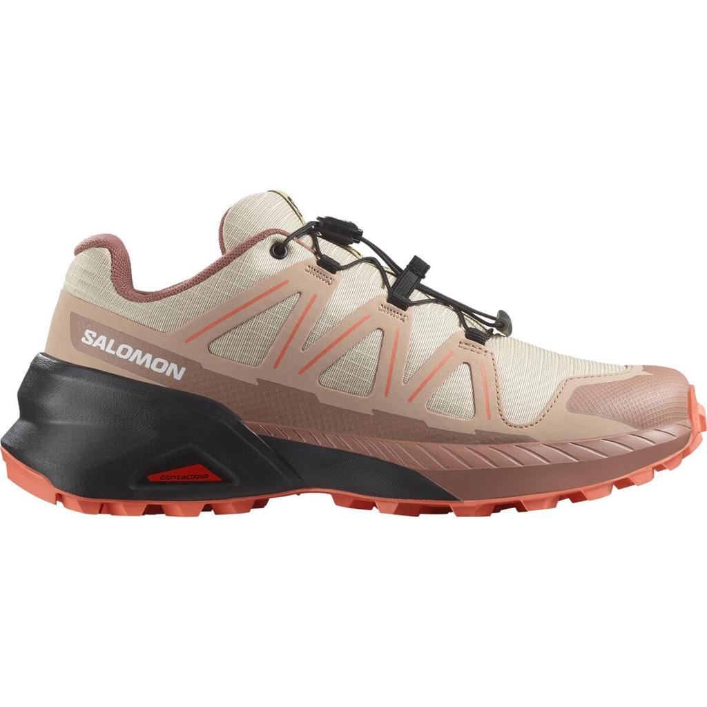 Salomon SPEEDCROSS PEAK Trail Running Size Tender Coral Women's Shoes, L47790400, 22.5, Peach/Burlwood/Fusion