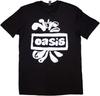 Oasis Splat Band Logo T Shirt Black