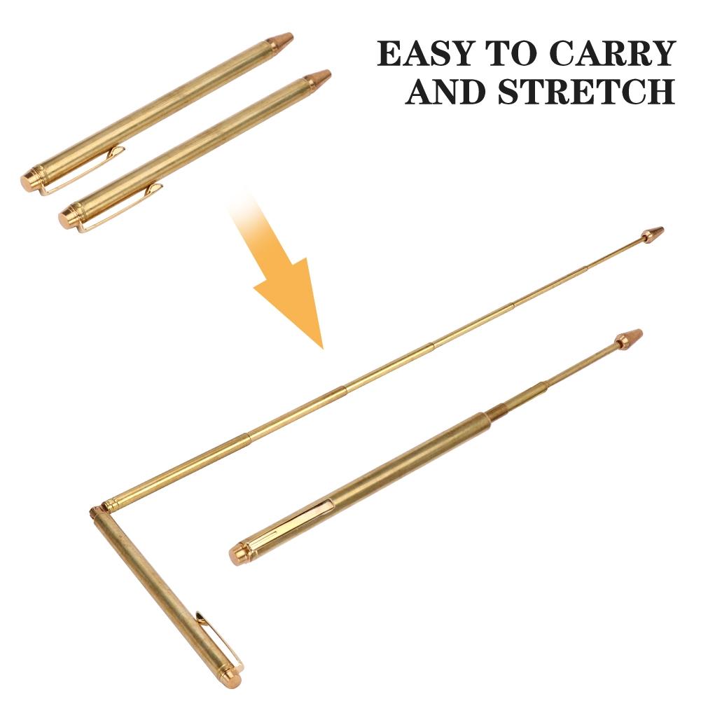 Divining Detector Dowsing Rods Positioning Rod 2pcs Adjustable