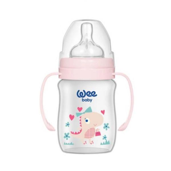 

Детская бутылочка Wee Baby Classic Plus с широким горлышком и ручкой, 150 мл