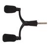 Aluminum Alloy Fishing Reel Double Handle Grip Rocker Arm Spray Painting Matt Black Lure Spinning Fishing Wheel Hex