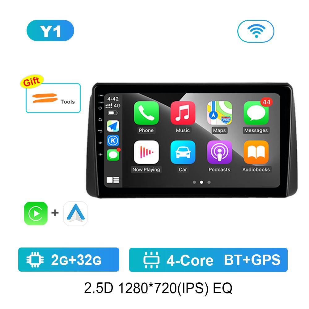 

9-дюймовый автомобильный мультимедийный плеер для Chrysler Grand Voyager 5 2011 - 2015 GPS-навигация WiFi Android Auto 4G Carplay BT головное устройство