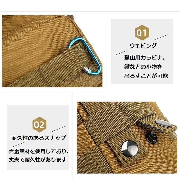 LTG Shoulder Bag for Men and NEK Large Storage Military Everyday Waist 7986699 Women, Multifunctional, Design, Capacity, Style, Outdoor, Walking,