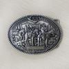 Retro Men's Zinc Alloy Animal Pattern Belt Buckle – Smooth Sports Design, Individually Packaged