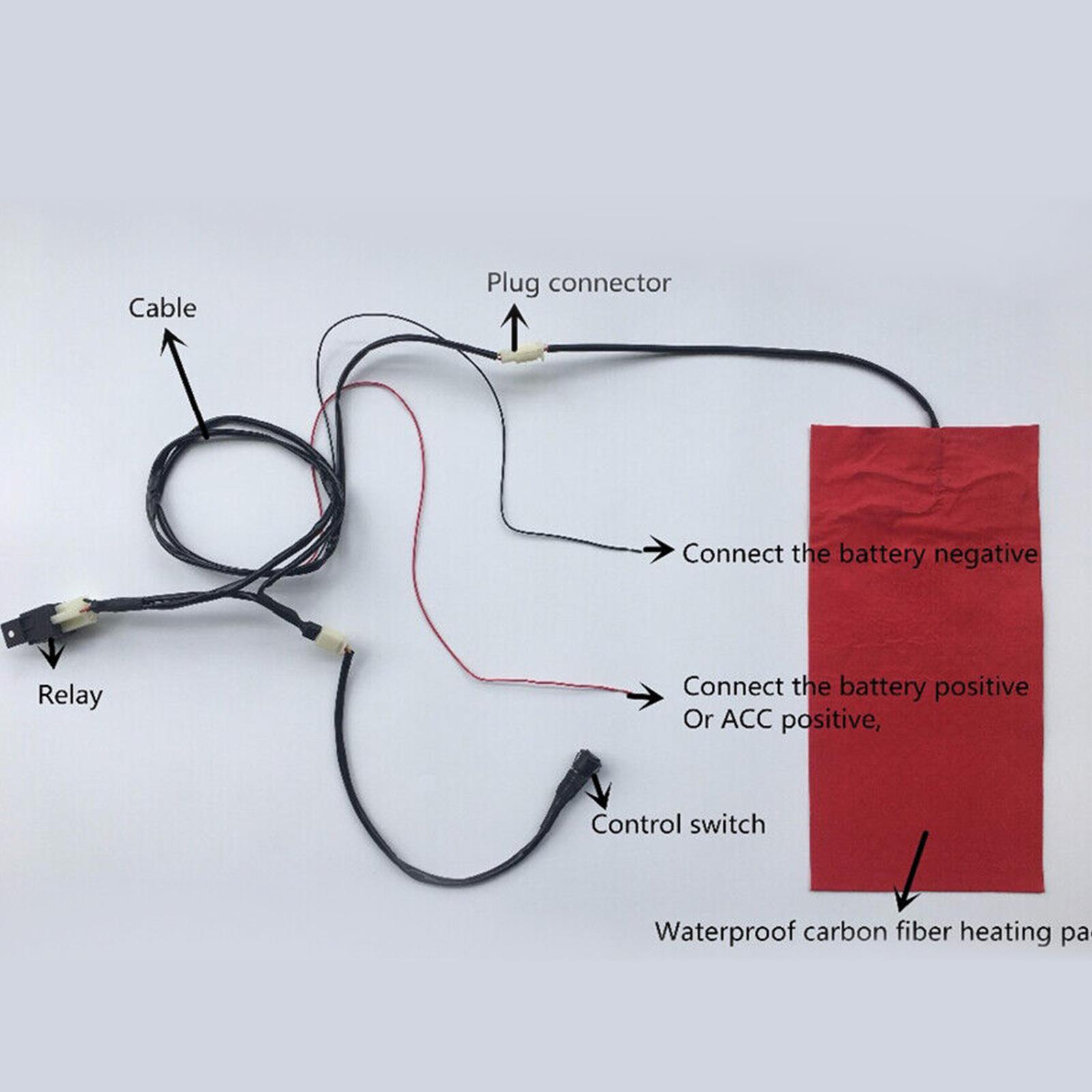 Универсальный обогреватель сиденья из углеродного волокна — фото 9