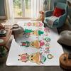 House Entrance Carpet Home Door Mat Living Room Bath Foot Bathroom Non-slip Water Absorption Rugs Bath Merry Christmas Winter