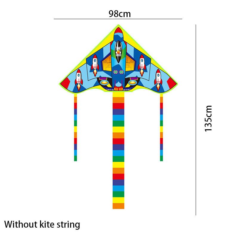 New Children's Kite Grid Cloth Wind Triangle Kite