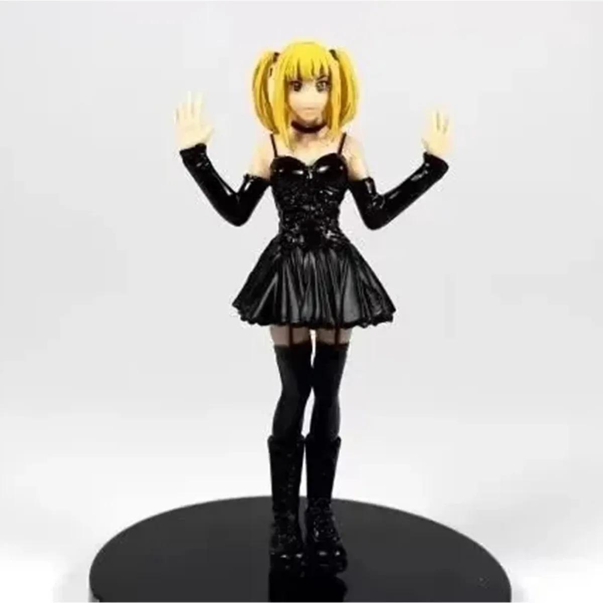 12CM Anime Death Notes Misa Figure Toy Car Deathnote L Killer Misa Amane Figure Doll Collection Model Toy Gift Ornament New No box
